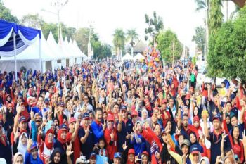 Ribuan Peserta Ikuti Senam Peringati Hari Hepatitis 