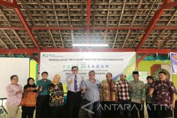 BPJS Ketenagakerjaan Mojokerto Sosialisasikan Program Desa Sadar "JSK"