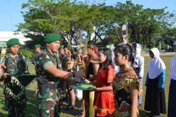 Kodim Sampit Tanamkan Nasionalisme Lewat Seni Budaya 