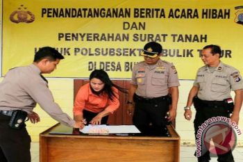 Masyarakat Lamandau Hibahkan Tanah Kepada Polisi