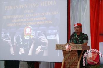 Danrem Beri Penguatan Kebangsaan Pada Jurnalis Kalteng