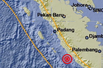  Gempa 6,6 SR guncang Bengkulu