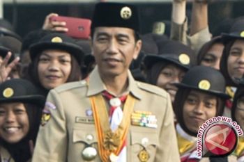Presiden ingin gerakan pramuka direvitalisasi