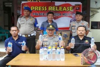Polisi Bongkar Pembuatan Arak di Pelosok Kotim