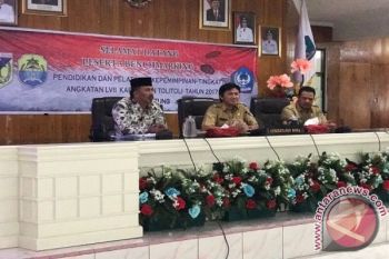 Pangemanan Terima Peserta Diklat-PIM-IV Tolitoli