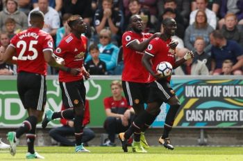 Tiga Gol dalam 10 Menit Akhir, MU Gulung Swansea 4-0