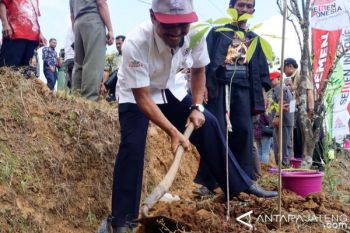 Semen Indonesia Serahkan 10.000 Bibit Karet di Daerah Rawan Longsor
