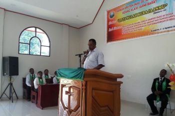 Polisi Sarmi berikan pesan kamtibmas di gereja 