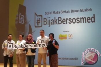 #BijakBersosmed, Gerakan jaga Penggunaan Medsos Diluncurkan