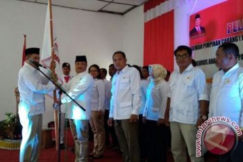 Bupati Lamandau Dilantik Jadi Ketua Gerindra