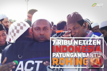 Warganet Indonesia galang dana Rp2,5 M untuk Rohingya