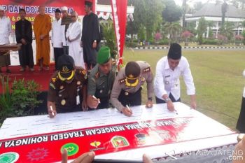 Tokoh Agama Magelang Doa Bersama untuk Rohingya 