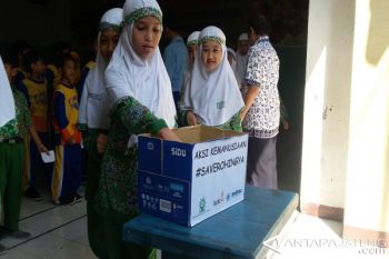 Ratusan Siswa Muhammadiyah Gelar Aksi Bela Rohingya 