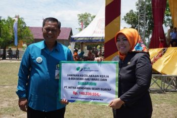 BPJS Ketenagakerjaan Pangkalan Bun Berikan Kejutan Untuk Peserta
