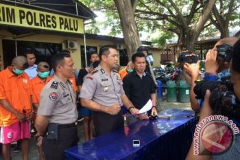 Polres Palu Tangkap Enam Pencuri Kendaraan Bermotor