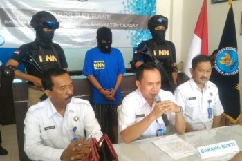 Petugas BNNK Cilacap Tangkap Bandar Narkoba 