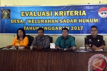 Kemenkumham Tetapkan Empat Desa Sadar Hukum Lingga