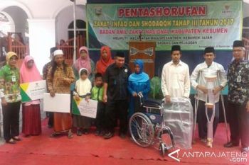 Baznas Kebumen Salurkan Zakat Rp512 Juta