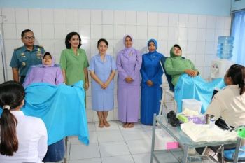 Persit KCK Kodim 1708/BN gelar pemeriksaan kesehatan
