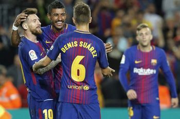 Empat Gol Messi Hancurkan Eibar 6-1