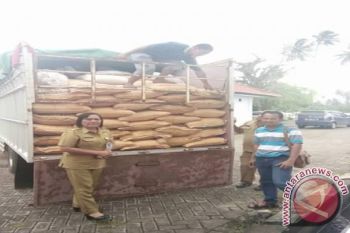 Distan Minahasa Tenggara Terima Bantuan Pupuk dan Bibit