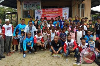 Gabungan komunitas olahraga Jayapura gelar bakti sosial 