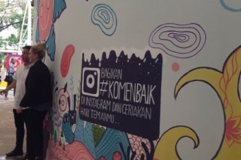 Instagram Hadirkan Mural #KomenBaik untuk Media Sosial lebih Positif