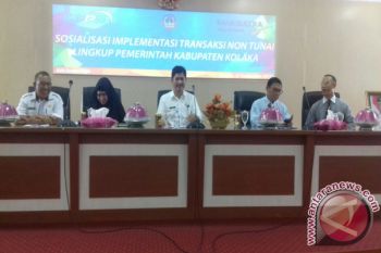 Pemkab Kolaka-bpd Sosilisasi Transaksi Nontunai 