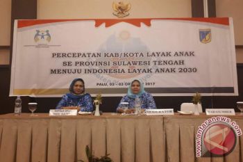 Sulteng Genjot Percepatan Kabupaten - Kota Layak Anak