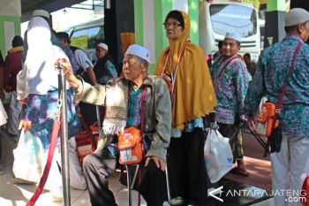 311 Haji Kloter Terakhir Debarkasi Solo Tiba di Bandara Soemarmo