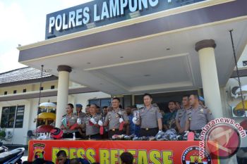 Polres Lampung Timur Ungkap 58 Kasus Kriminalitas