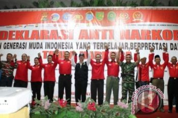 Kabid Propam hadiri deklrasi antinarkoba di Nabire