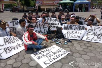 Wartawan Pekalongan Tolak Aksi Kekerasan di Banyumas 
