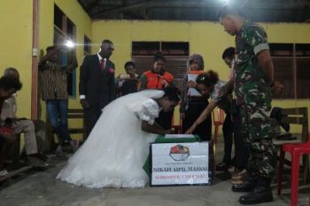 Ekspedisi NKRI fasilitasi nikah massal di Merauke