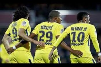  Trio penyerang PSG cetak gol ke gawang Anderlecht