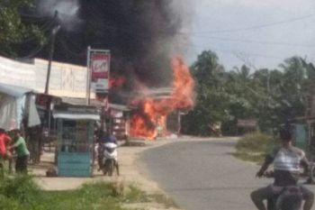 Kios BBM di Tewah Gumas Terbakar, Kerugian Capai Rp 500 Juta