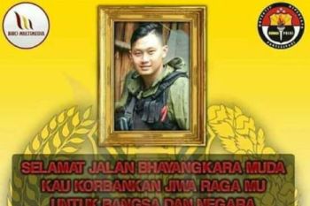Jenazah Briptu Berry Permana Putra akan dibawa ke Bengkulu