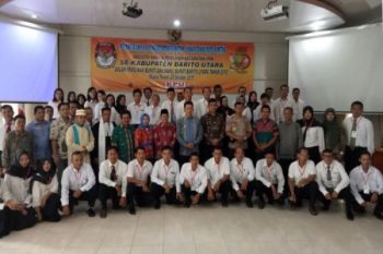 KPU Barito Utara Lantik PPK 9 Kecamatan