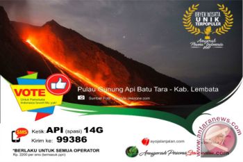 Gunung Batu Tara Meletus Tiap 20 Menit 