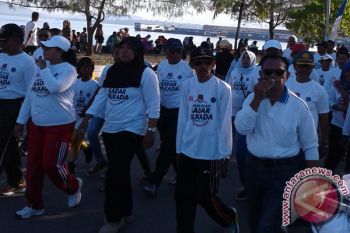 KPU Baubau Gelar Jalan Sehat "Sadar Pilkada"