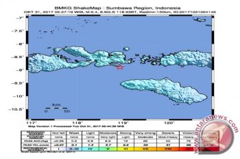 Gempa Bumi 5,4 SR Guncang NTB-NTT