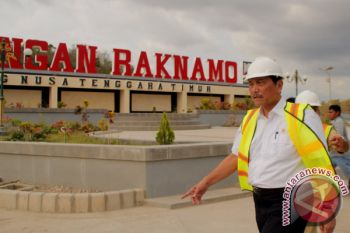 Luhut Nilai Pembangunan Bendungan Raknamo Sangat Cepat 