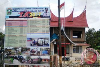 Pemerintah Nagari di Solok Buka-bukaan Soal Keuangan