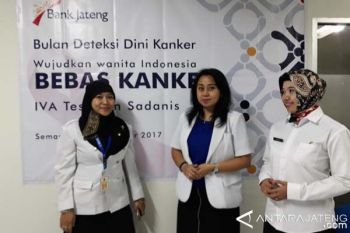 Bank Jateng Gandeng Dinas Kesehatan Deteksi Dini Kanker