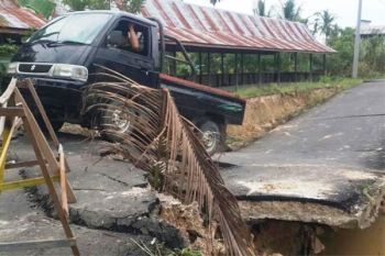 Jalan Longsor Gunung Timang Diperbaiki Tahun Depan
