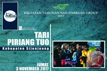 Tari Piriang Tuo Sijunjung Ditampilkan di Padang