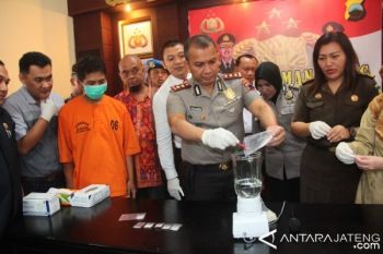 Polres Temanggung Musnahkan Sabu-Sabu