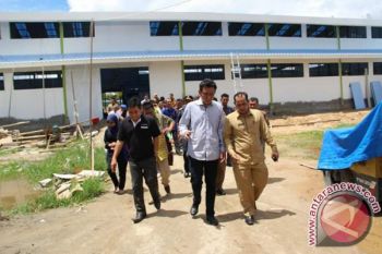 Endre Saifoel Tinjau Pembangunan Pasar Pagi Solok