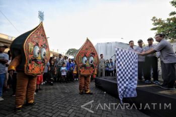 KPU Madiun Gelar Jalan Santai Sosialisasikan Tahapan Pilkada