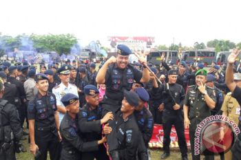 Atraksi Memukau Pasukan Elit Meriahkan HUT Brimob